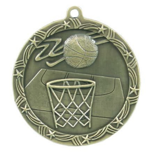 Cheerleading Shooting Star Medals, Custom Printed With Your Logo!