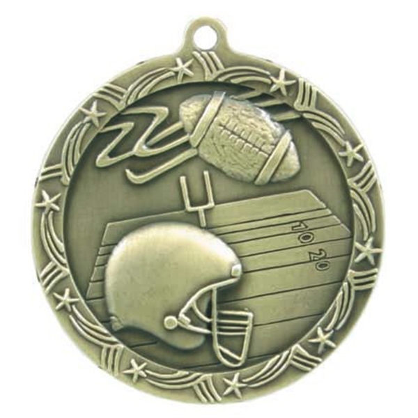 Cheerleading Shooting Star Medals, Custom Printed With Your Logo!