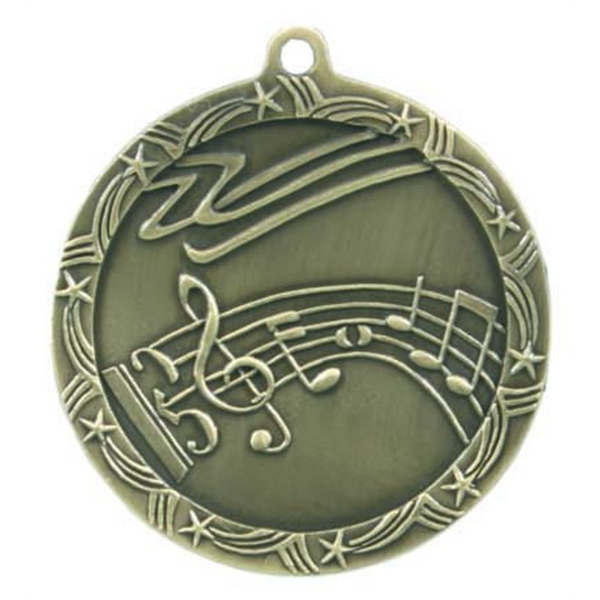 Cheerleading Shooting Star Medals, Custom Printed With Your Logo!