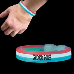 Custom Printed Silicone Glow Bracelets