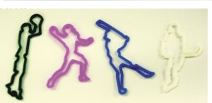 Sport Stock Shaped Silly Bands, Custom Imprinted With Your Logo!