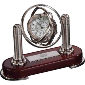 Silver Clocks, Custom Printed With Your Logo!