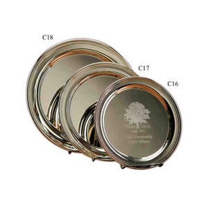 Silver Plated Trays, Custom Imprinted With Your Logo!