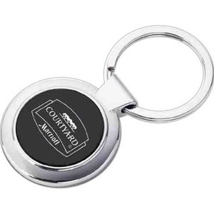 Silver Round Key Tags, Custom Printed With Your Logo!