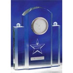 Custom Printed Crystal Clock Awards
