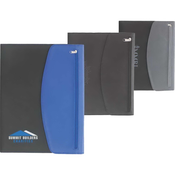 Zippered Padfolios, Custom Printed With Your Logo!