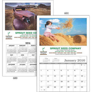 Custom Printed Single Sheet Custom Calendars