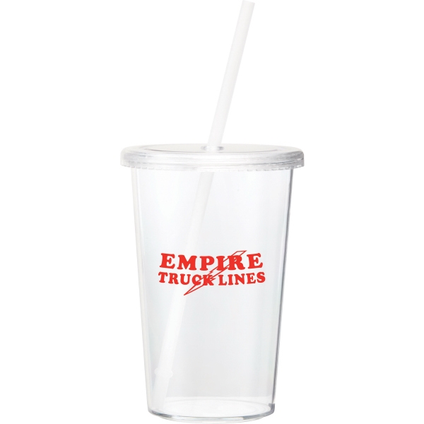 Clear Outer Shell Drinkware Items, Custom Printed With Your Logo!