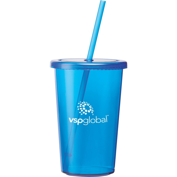 Clear Outer Shell Drinkware Items, Custom Printed With Your Logo!