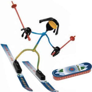 Skiing Sport Posable Figures, Custom Made With Your Logo!