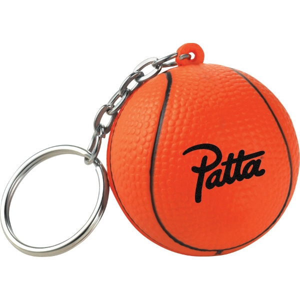 Basketball Sport Themed Keychains, Custom Imprinted With Your Logo!