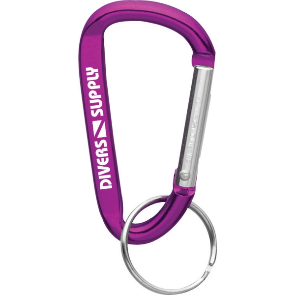 6mm Aluminum Carabiners, Custom Printed With Your Logo!