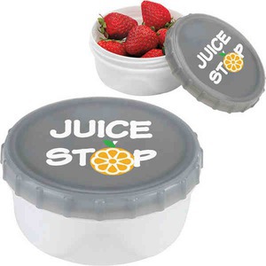 Snack Bowls With Lids, Custom Decorated With Your Logo!