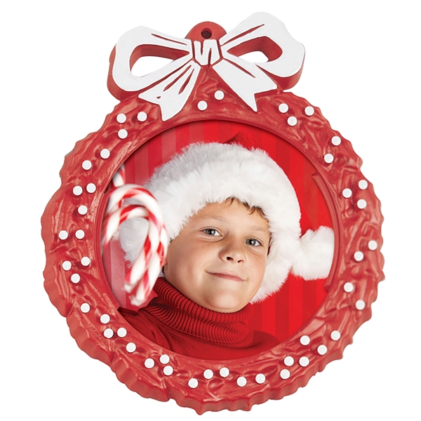 Photo Christmas Ornaments, Custom Imprinted With Your Logo!