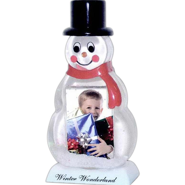 Stock Holiday Snow Globes, Custom Imprinted With Your Logo!