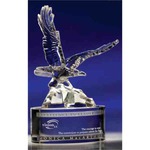 Custom Printed Eagle Crystal Awards