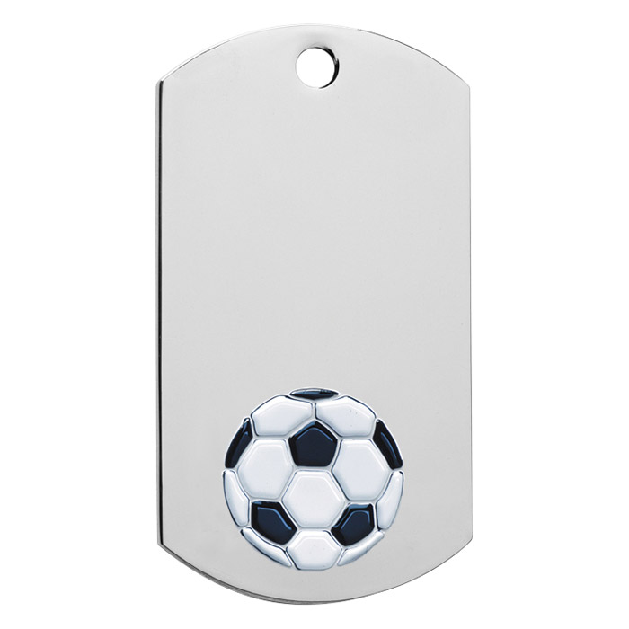 Custom Imprinted Soccer Dog Tags