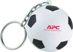 Custom Printed Soccer Sport Themed Keychains