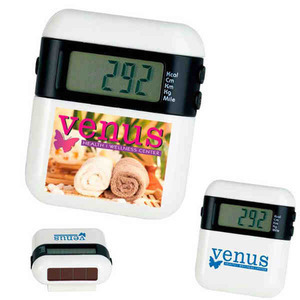 Solar Pedometers, Custom Printed With Your Logo!