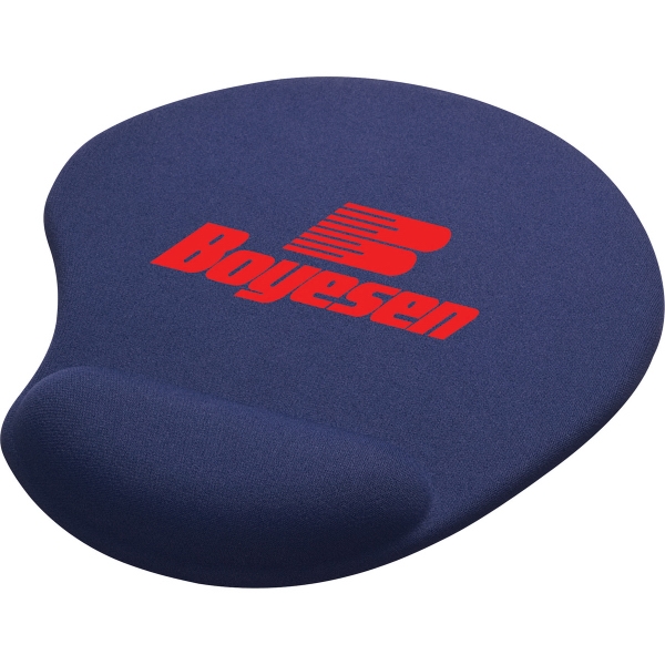 1 Day Service Solid Jersey Gel Mousepads, Custom Made With Your Logo!