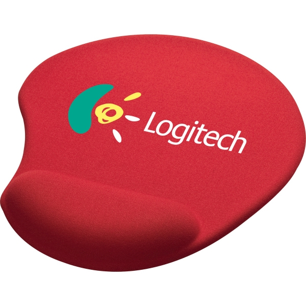 Solid Jersey Gel Mousepads, Custom Printed With Your Logo!