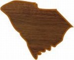South Carolina State Shaped Plaques, Custom Engraved With Your Logo!