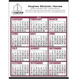 Custom Printed Span A Year Big Numbers Commercial Calendars
