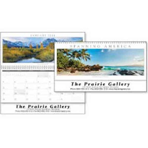 Custom Printed Spanning America Panoramic Executive Calendars