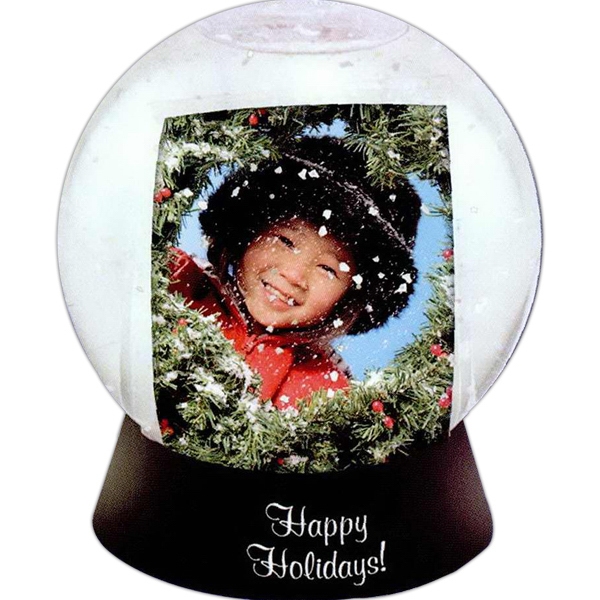 Snow Globes With Photo Inserts, Custom Imprinted With Your Logo!