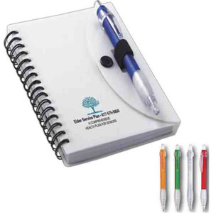Spiral Notepads With A Pen, Customized With Your Logo!