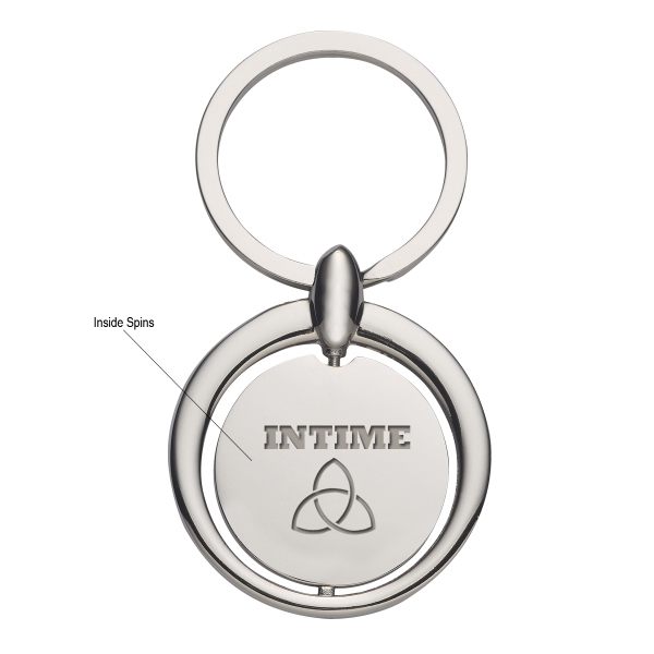 Canadian Manufactured Round Jewelry Keyfobs, Custom Made With Your Logo!