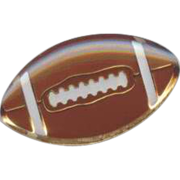 Custom Printed Football Stock Sports Lapel Pins