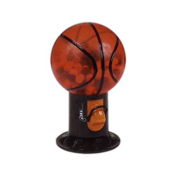 Basketball Ball Shaped Gumball Dispensers, Custom Made With Your Logo!