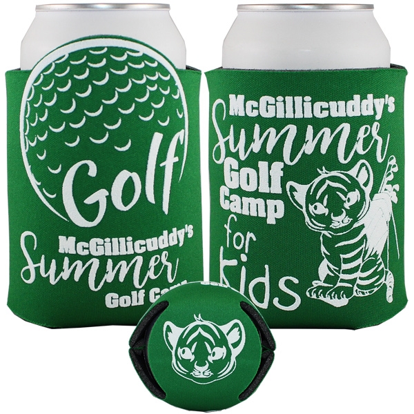 Bowling Sport Theme Can Coolers, Custom Imprinted With Your Logo!