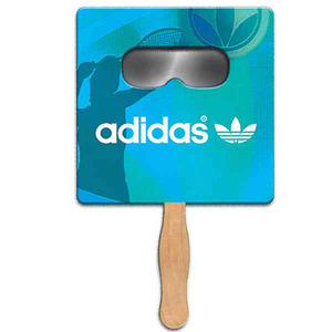 Square Shaped Fans, Custom Printed With Your Logo!