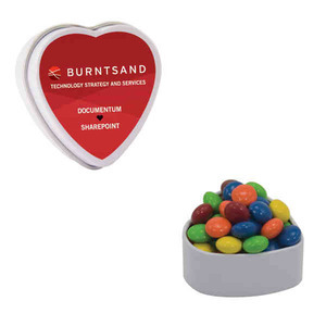 St. Valentine's Day Heart Shaped Mint Packages, Custom Printed With Your Logo!