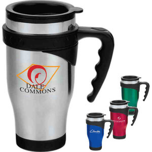 Custom Printed Stainless Steel Colored Travel Mugs