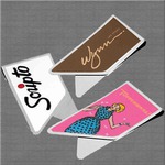 Custom Imprinted Stainless Steel Keepaklip Paperclips