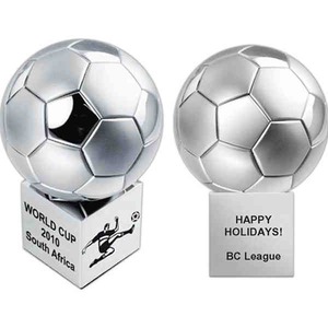 Stainless Steel Soccer Ball Shaped Puzzles, Custom Printed With Your Logo!