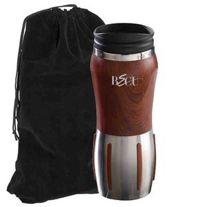Stainless Steel Trip Mug and Gift Bag Sets, Customized With Your Logo!