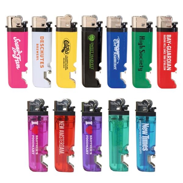 Lighters With Bottle Openers, Custom Made With Your Logo!
