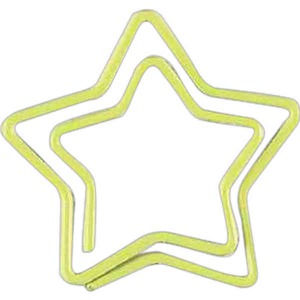 Star Bent Shaped Paperclips in Tin Container, Custom Printed With Your Logo!