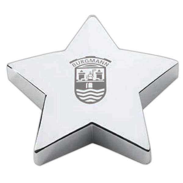 Custom Imprinted Star Shaped Paperweights