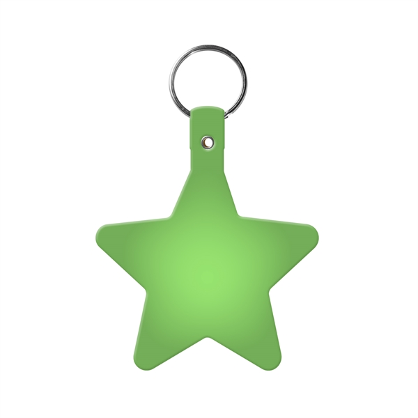 Star Shaped Key Tags, Custom Printed With Your Logo!