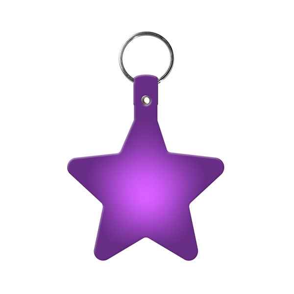 Star Shaped Key Tags, Custom Printed With Your Logo!