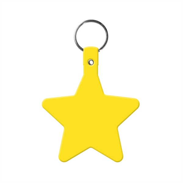 Star Shaped Key Tags, Custom Printed With Your Logo!