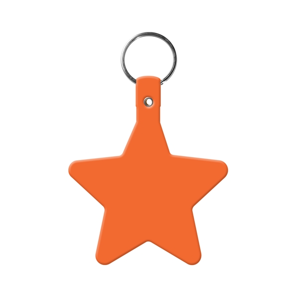 Star Shaped Key Tags, Custom Printed With Your Logo!