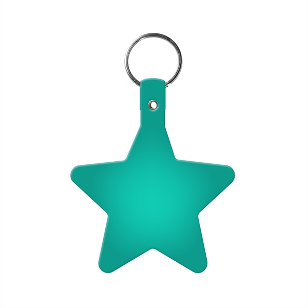 Star Shaped Key Tags, Custom Printed With Your Logo!