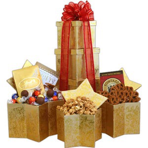 Star Towers Food Gifts, Custom Decorated With Your Logo!