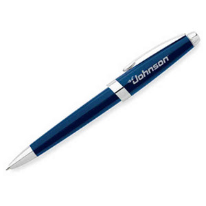 Starry Blue Aventura Cross Pens, Custom Printed With Your Logo!